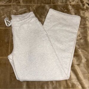 Aritzia Sweatfleece Cozy Fleece Perfect Banded Wide Sweatpant